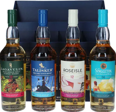 Produktbild von Diageo - Special Releases 2023 - Geschenkset - 4x 200ml - Single Malt Whisky