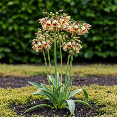 Imagen del producto de Exotenherz Cibulette de flores - Allium Siculum ornamental - blanco-rosado (30 unidades). Diámetro: 8-10 cm