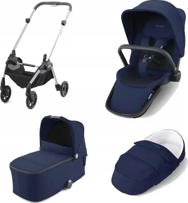 Obrázek produktu pro Kočárek Recaro Sadena 3 v 1 + přenosná postýlka + lehká přenosná postýlka