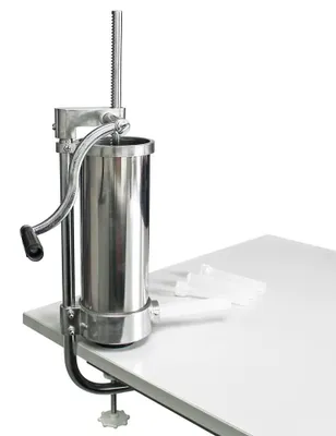 Wurstfüller 3,5 l mit 4 Aufsätzen, Edelstahl