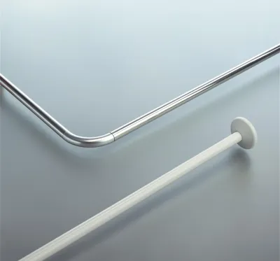 Produktbild von Spirella 7610583284969, Gerade Duschvorhangstange, Weiß, Aluminium