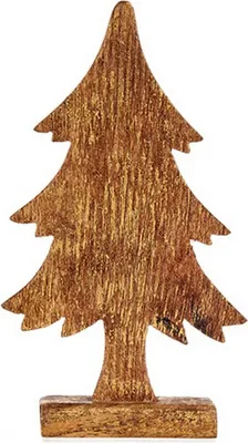 Produktbild von Baum of Weihnachtsbaum 5 x 31 x 15,5 cm vergoldetes Holz
