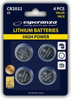 Immagine prodotto di Batteria ESPERANZA CR2032