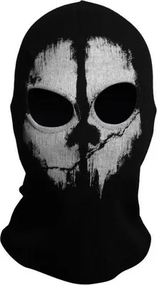 Produktbild von CHPN - Sturmhaube - Geisterdruck - Coole Sturmhaube - Halloween - Karneval - Hut - Schwarz - Geist