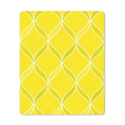 Produktbild von MuchoWow® Mauspad Mousepad Zitrone - Muster - Kontur - Frucht 30x40 cm - Mousepads - Maus Mat - Pad - Mausunterlage - Mausmatten
