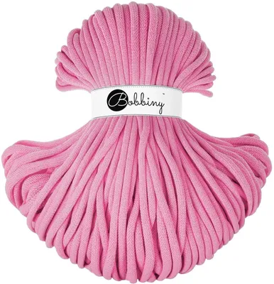 Produktbild von Bobbiny Jumbo 9 mm 100 m Bubblegum Pink Schnur
