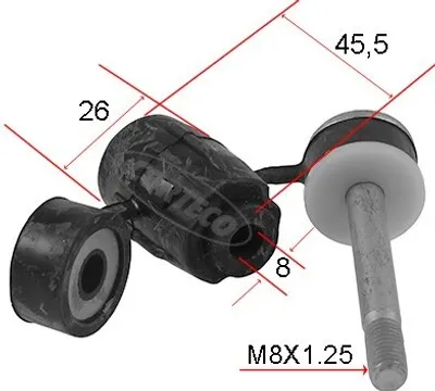 Produktbild von CORTECO Koppelstange Stabilisator für DACIA SANDERO II Vorne 80004684