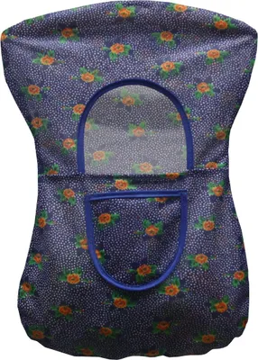 Produktbild von Klammerschürze Klammerkleid Dederon Klammer Ostalgie, Farbe:Blau