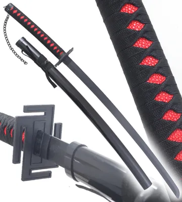 Produktbild von Bleach Katana aus Holz Klinge aus Holz Bankai Katana Ichigo Schwert Replik