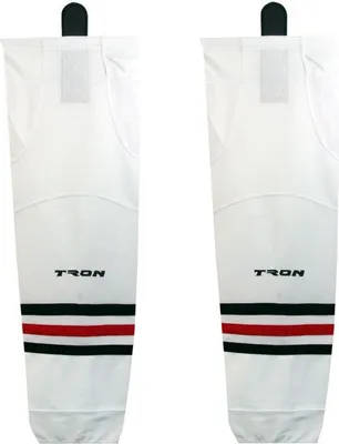 Obrázek produktu pro TRONX SK300 Senior Hockey Socks, Chicago Blackhawks, White, Velikost: 30 palců