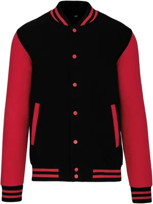 Produktbild von Kariban Uni Sweatjacke Sweat-Jacke Hoodie Jacke Sweat Sweatshirt, Größe:XS, Farbe:Black/White