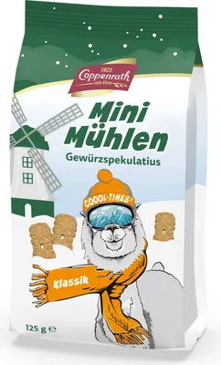 Obrázek produktu pro Coppenrath Mini Mühlen kořeněné sušenky v klasickém stylu 125g