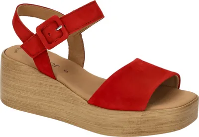 Obrázok produktu pre Gabor 44.531 dámske sandále - páskové sandále červené elegantné NOVINKA