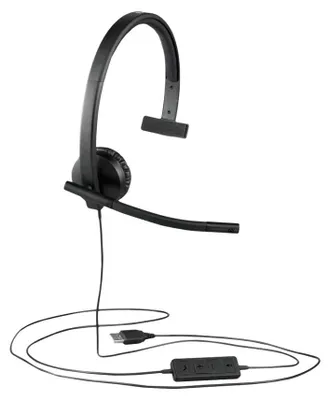 Produktbild von Logitech H570E, Kabelgebunden, Büro/Callcenter, 89 g, Kopfhörer, Schwarz