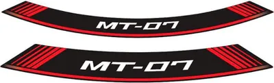 Produktbild von Puig Special Yamaha Mt-07 Felgenstreifen Rot  Rot One Size