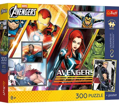 Produktbild von Trefl, Avengers, 300 Teile Premium Plus Puzzle