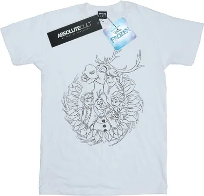 Produktbild von Disney - "Frozen Friends" T-Shirt für Damen BI24847 (XXL) (Weiß)