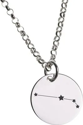 Produktbild von SILBERKETTEN STORE Erbskette 2mm mit Sternbild Anhänger WIDDER - 925 Silber - 38cm
