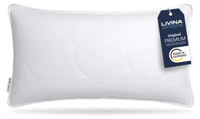 Produktbild von Livina Home Premium Kopfkissen 100% Microfaserhülle, 4080 cm, 2er-Set