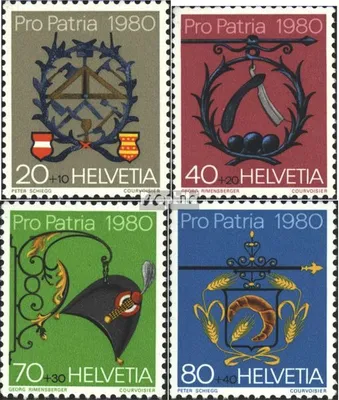 Produktbild von Briefmarken Schweiz 1980 Mi 1176-1179 (kompl.Ausg.) FDC Pro Patria