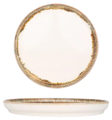 Zdjęcie produktu dla Talerzyki deserowe Kütahya Porselen – Fluer Amber – porcelana – 19 cm