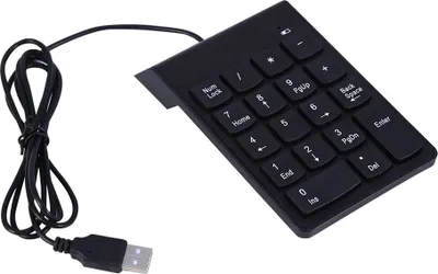 Obrázek produktu pro Bezdrátová numerická klávesnice, mini přenosná USB numerická klávesnice pro Windows 98/95 NT ME 2000 XP VISTA 7.0 8.0