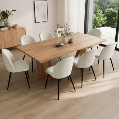 Produktbild von Achito - Stuhl, Eierschalenweiß, 8 Stühle