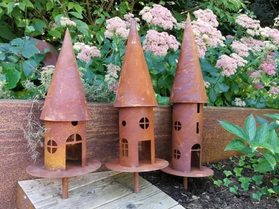 Produktbild von Edelrost Vogelhaus rund Vogelhaus rund - 43 cm