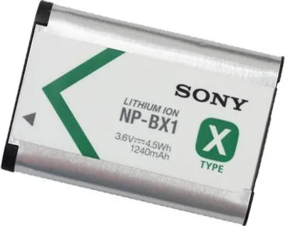 Zdjęcie produktu dla Sony NP-BX1, Sony, 1240 mAh, 3,6 V, Litowo-jonowa (Li-Ion)
