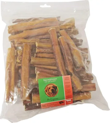 Productafbeelding van Natuurlijke snack zak a 50 bullepezen 15 cm Kauwplezier Gebr. de Boon