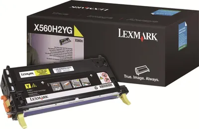 Obrázok produktu pre Lexmark X560H2YG, 10000 strany, Žltá, 1 kusov