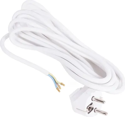 Produktbild von Kabel Stromkabel Verlängerungskabel 3m offenes Kabelende Schuko Euro Weiß