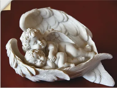 Produktbild von ARTland Wandbild, selbstklebend Engel Figuren Größe: 60x45 cm