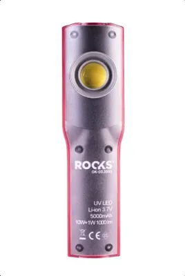 Produktbild von ROOKS Handleuchte LED 1000Im IP54 10+1W Akku mit Akku mit Magnet Arbeitsleuchte Inspektionslampe