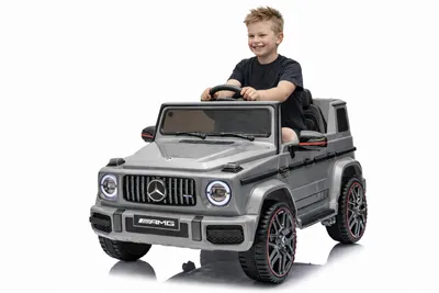 Produktbild von Mercedes Benz G63 Kinder Elektroauto 12V Kinderauto mit Fernbedienung - Grau