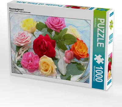 Produktbild von CALVENDO Puzzle Rosenpotpourri | 1000 Teile Lege-Größe 64x48cm Foto-Puzzle für glückliche Stunden