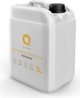 Produktbild von Tiefgrund | Grundiermittel | Für Innen und Außen | Acrylat Dispersion | 5 L | Gebrauchsfertig Haftgrund Tiefengrund Universalgrundierung Grund
