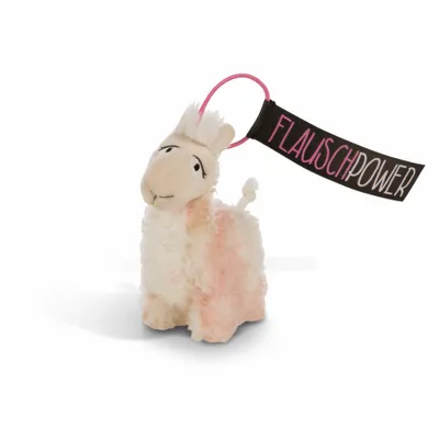 Produktbild von NICI - Plüschanhänger - Lama Flokatina »Flauschpower« (weiß, 12cm) Schüsselanhänger Anhänger