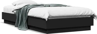 Produktbild von CLORIS Bettgestell Schwarz 90x190 cm Holzwerkstoff 839631