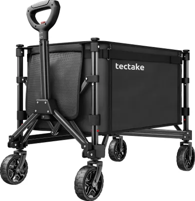 Image de Chariot pliable SMARTRIDER avec roues profilées et poignée télescopique - noir
