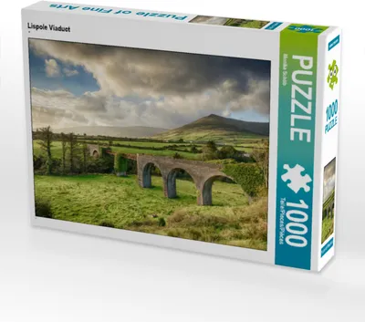 Produktbild von CALVENDO Puzzle Lispole Viaduct 1000 Teile Puzzle quer | 1000 Teile Lege-Größe 64x48cm Foto-Puzzle für glückliche Stunden