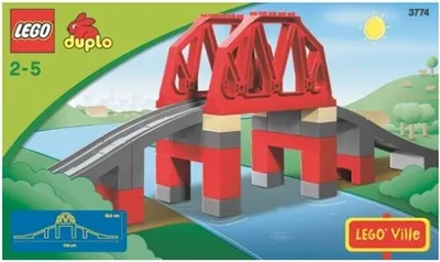Zdjęcie produktu dla LEGO Duplo 3774 - Kolejka elektryczna, most kolejowy
