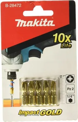 Immagine prodotto di Makita - Bit di torsione PZ2-25 5 pezzi, 273083