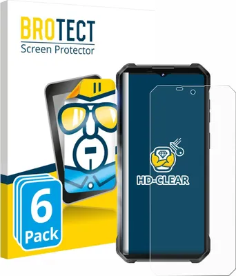 Produktbild von 6x Für Oukitel WP53 Pro Schutzfolie BROTECT Displayschutz Display Schutz Folie Klar Transparent