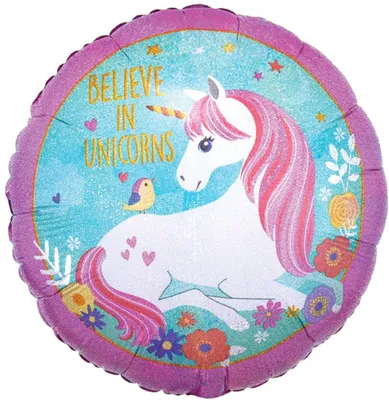 Productafbeelding van Amscan Magische eenhoorn Ella folieballon 43cm