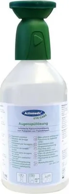Productafbeelding van no brand 50010 Augenspülflasche Actiomedic® 500 ml DIN 15 154-4 Natriumchlorid 09 %