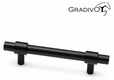 Produktbild von Möbelgriff Küchengriffe Schrankgriff Bügelgriff Schubladengriffe 624 Schwarz 128 mm
