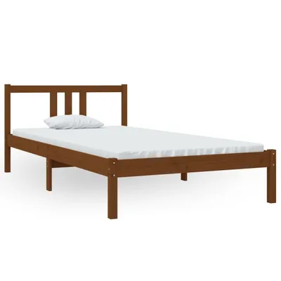 Immagine prodotto di vidaXL Letto in legno massiccio marrone miele 100x200 cm