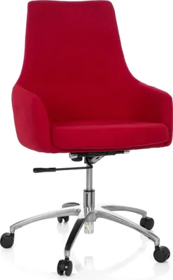 Produktbild von hjh OFFICE Home Office Bürostuhl SHAKE 100 Schreibtischstuhl mit Armlehnen Stoff Drehstuhl