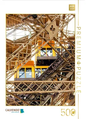 Produktbild von CALVENDO Puzzle Eiffelturm Schrägaufzüge | 500 Teile Lege-Größe 48 × 36 cm Foto-Puzzle für Erwachsene